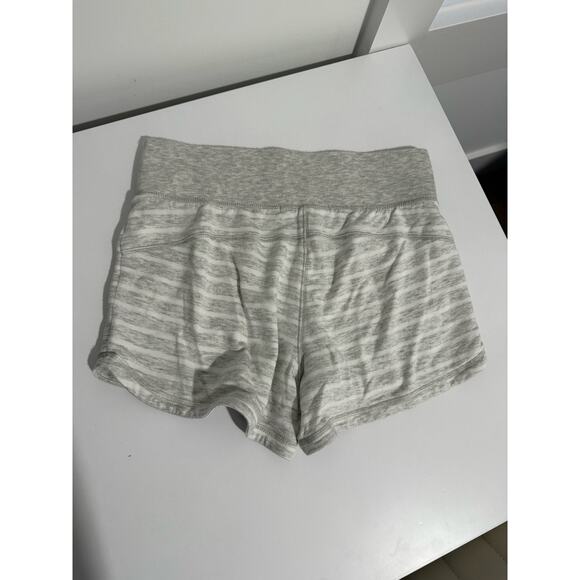 $50 Athleta Restore Shortie Shorts - Grey Stripe - XSmall - Picture 3 of 5